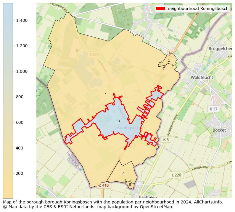 Image of the neighbourhood Koningsbosch at the map. This image is used as introduction to this page. This page shows a lot of information about the population in the neighbourhood Koningsbosch (such as the distribution by age groups of the residents, the composition of households, whether inhabitants are natives or Dutch with an immigration background, data about the houses (numbers, types, price development, use, type of property, ...) and more (car ownership, energy consumption, ...) based on open data from the Dutch Central Bureau of Statistics and various other sources!