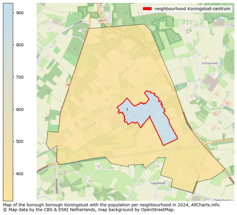 Image of the neighbourhood Koningslust-centrum at the map. This image is used as introduction to this page. This page shows a lot of information about the population in the neighbourhood Koningslust-centrum (such as the distribution by age groups of the residents, the composition of households, whether inhabitants are natives or Dutch with an immigration background, data about the houses (numbers, types, price development, use, type of property, ...) and more (car ownership, energy consumption, ...) based on open data from the Dutch Central Bureau of Statistics and various other sources!