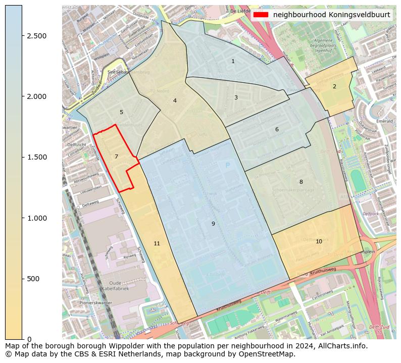 Image of the neighbourhood Koningsveldbuurt at the map. This image is used as introduction to this page. This page shows a lot of information about the population in the neighbourhood Koningsveldbuurt (such as the distribution by age groups of the residents, the composition of households, whether inhabitants are natives or Dutch with an immigration background, data about the houses (numbers, types, price development, use, type of property, ...) and more (car ownership, energy consumption, ...) based on open data from the Dutch Central Bureau of Statistics and various other sources!