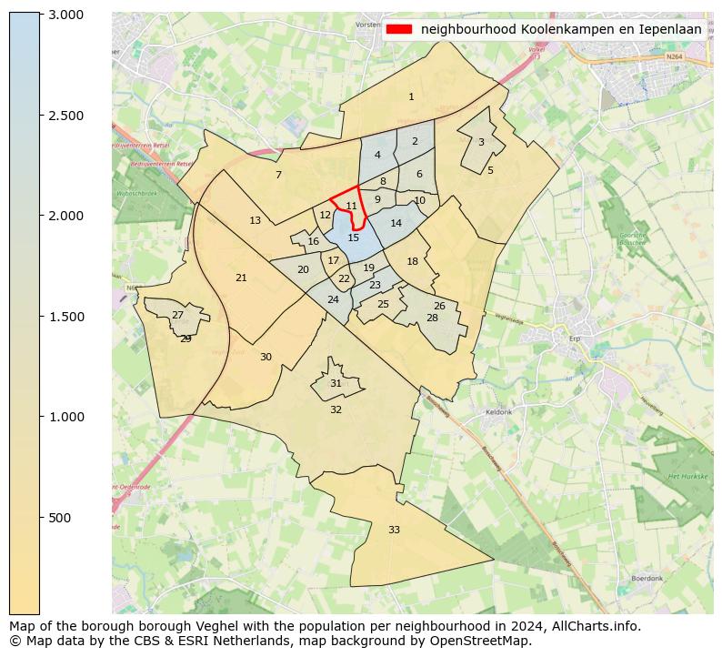 Image of the neighbourhood Koolenkampen en Iepenlaan at the map. This image is used as introduction to this page. This page shows a lot of information about the population in the neighbourhood Koolenkampen en Iepenlaan (such as the distribution by age groups of the residents, the composition of households, whether inhabitants are natives or Dutch with an immigration background, data about the houses (numbers, types, price development, use, type of property, ...) and more (car ownership, energy consumption, ...) based on open data from the Dutch Central Bureau of Statistics and various other sources!