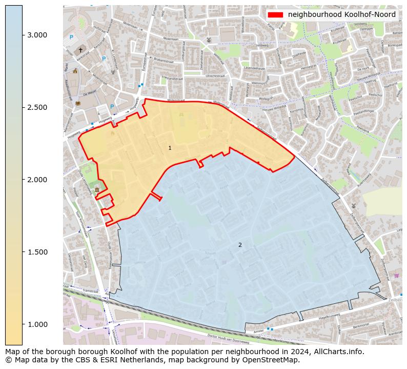 Image of the neighbourhood Koolhof-Noord at the map. This image is used as introduction to this page. This page shows a lot of information about the population in the neighbourhood Koolhof-Noord (such as the distribution by age groups of the residents, the composition of households, whether inhabitants are natives or Dutch with an immigration background, data about the houses (numbers, types, price development, use, type of property, ...) and more (car ownership, energy consumption, ...) based on open data from the Dutch Central Bureau of Statistics and various other sources!