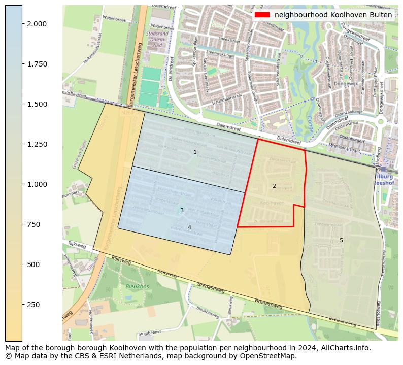 Image of the neighbourhood Koolhoven Buiten at the map. This image is used as introduction to this page. This page shows a lot of information about the population in the neighbourhood Koolhoven Buiten (such as the distribution by age groups of the residents, the composition of households, whether inhabitants are natives or Dutch with an immigration background, data about the houses (numbers, types, price development, use, type of property, ...) and more (car ownership, energy consumption, ...) based on open data from the Dutch Central Bureau of Statistics and various other sources!