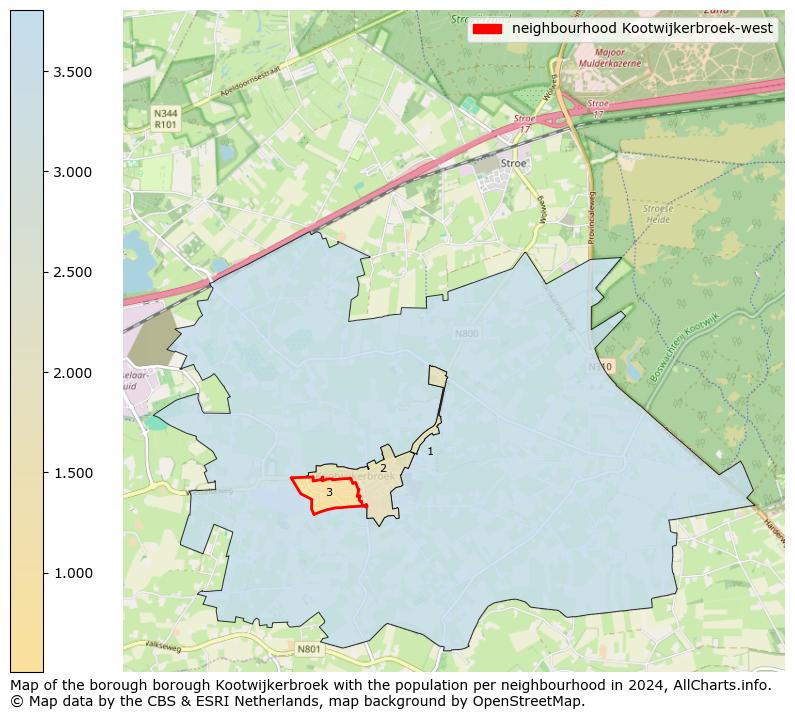 Image of the neighbourhood Kootwijkerbroek-west at the map. This image is used as introduction to this page. This page shows a lot of information about the population in the neighbourhood Kootwijkerbroek-west (such as the distribution by age groups of the residents, the composition of households, whether inhabitants are natives or Dutch with an immigration background, data about the houses (numbers, types, price development, use, type of property, ...) and more (car ownership, energy consumption, ...) based on open data from the Dutch Central Bureau of Statistics and various other sources!