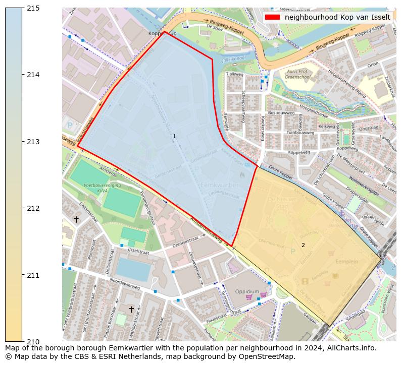 Image of the neighbourhood Kop van Isselt at the map. This image is used as introduction to this page. This page shows a lot of information about the population in the neighbourhood Kop van Isselt (such as the distribution by age groups of the residents, the composition of households, whether inhabitants are natives or Dutch with an immigration background, data about the houses (numbers, types, price development, use, type of property, ...) and more (car ownership, energy consumption, ...) based on open data from the Dutch Central Bureau of Statistics and various other sources!