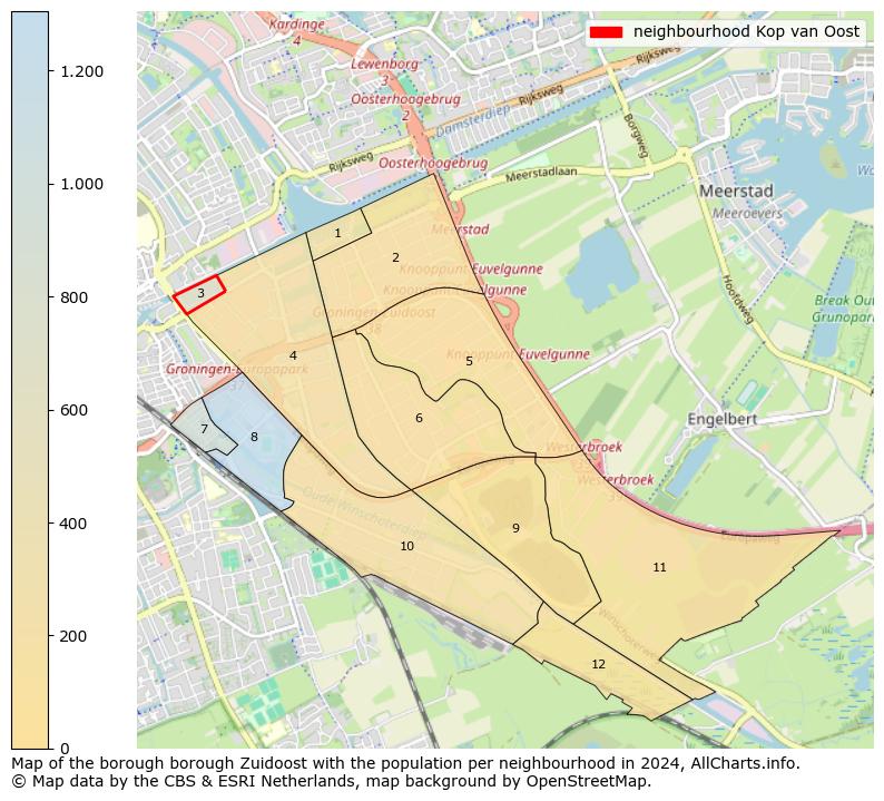 Image of the neighbourhood Kop van Oost at the map. This image is used as introduction to this page. This page shows a lot of information about the population in the neighbourhood Kop van Oost (such as the distribution by age groups of the residents, the composition of households, whether inhabitants are natives or Dutch with an immigration background, data about the houses (numbers, types, price development, use, type of property, ...) and more (car ownership, energy consumption, ...) based on open data from the Dutch Central Bureau of Statistics and various other sources!