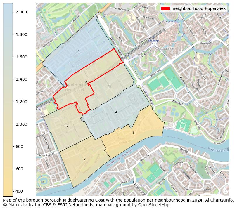 Image of the neighbourhood Koperwiek at the map. This image is used as introduction to this page. This page shows a lot of information about the population in the neighbourhood Koperwiek (such as the distribution by age groups of the residents, the composition of households, whether inhabitants are natives or Dutch with an immigration background, data about the houses (numbers, types, price development, use, type of property, ...) and more (car ownership, energy consumption, ...) based on open data from the Dutch Central Bureau of Statistics and various other sources!