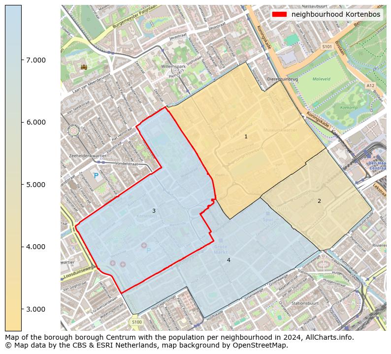 Image of the neighbourhood Kortenbos at the map. This image is used as introduction to this page. This page shows a lot of information about the population in the neighbourhood Kortenbos (such as the distribution by age groups of the residents, the composition of households, whether inhabitants are natives or Dutch with an immigration background, data about the houses (numbers, types, price development, use, type of property, ...) and more (car ownership, energy consumption, ...) based on open data from the Dutch Central Bureau of Statistics and various other sources!