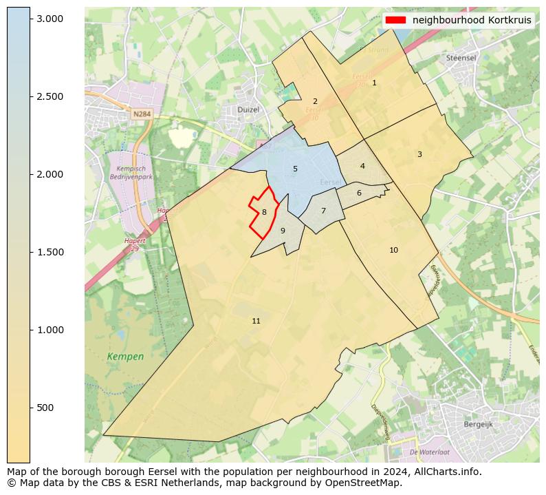 Image of the neighbourhood Kortkruis at the map. This image is used as introduction to this page. This page shows a lot of information about the population in the neighbourhood Kortkruis (such as the distribution by age groups of the residents, the composition of households, whether inhabitants are natives or Dutch with an immigration background, data about the houses (numbers, types, price development, use, type of property, ...) and more (car ownership, energy consumption, ...) based on open data from the Dutch Central Bureau of Statistics and various other sources!