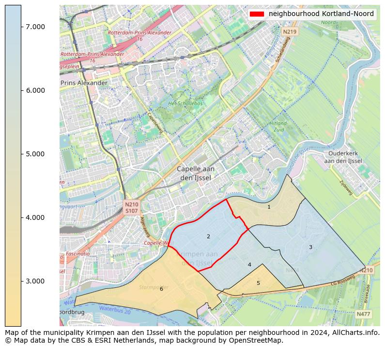 Image of the neighbourhood Kortland-Noord at the map. This image is used as introduction to this page. This page shows a lot of information about the population in the neighbourhood Kortland-Noord (such as the distribution by age groups of the residents, the composition of households, whether inhabitants are natives or Dutch with an immigration background, data about the houses (numbers, types, price development, use, type of property, ...) and more (car ownership, energy consumption, ...) based on open data from the Dutch Central Bureau of Statistics and various other sources!