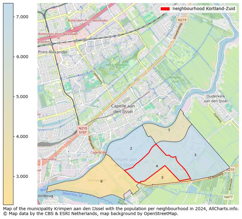 Image of the neighbourhood Kortland-Zuid at the map. This image is used as introduction to this page. This page shows a lot of information about the population in the neighbourhood Kortland-Zuid (such as the distribution by age groups of the residents, the composition of households, whether inhabitants are natives or Dutch with an immigration background, data about the houses (numbers, types, price development, use, type of property, ...) and more (car ownership, energy consumption, ...) based on open data from the Dutch Central Bureau of Statistics and various other sources!