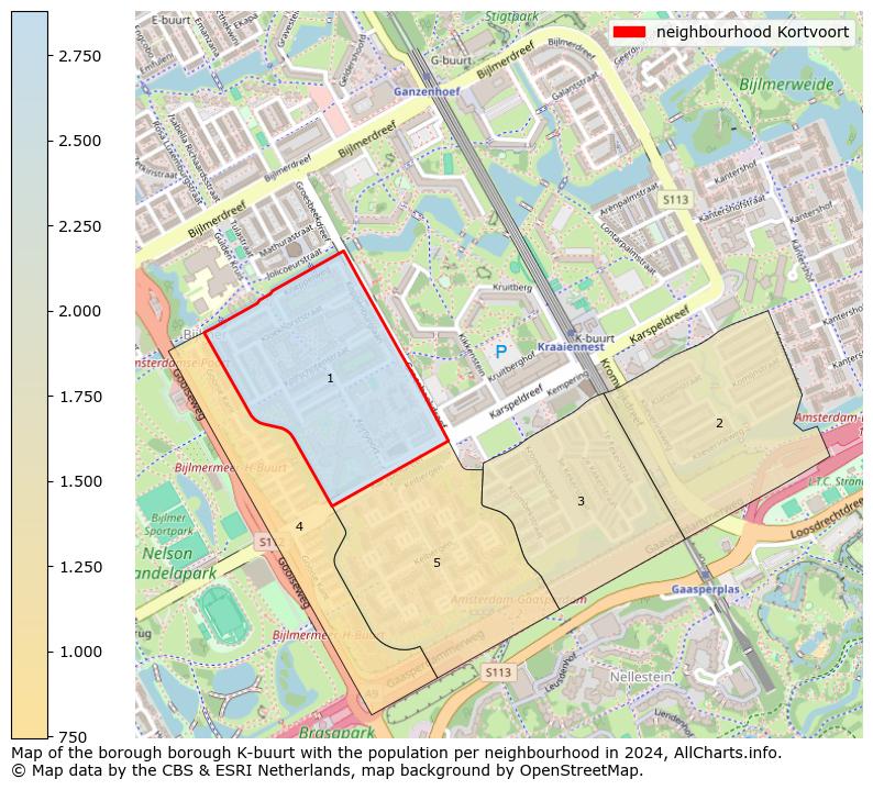 Image of the neighbourhood Kortvoort at the map. This image is used as introduction to this page. This page shows a lot of information about the population in the neighbourhood Kortvoort (such as the distribution by age groups of the residents, the composition of households, whether inhabitants are natives or Dutch with an immigration background, data about the houses (numbers, types, price development, use, type of property, ...) and more (car ownership, energy consumption, ...) based on open data from the Dutch Central Bureau of Statistics and various other sources!