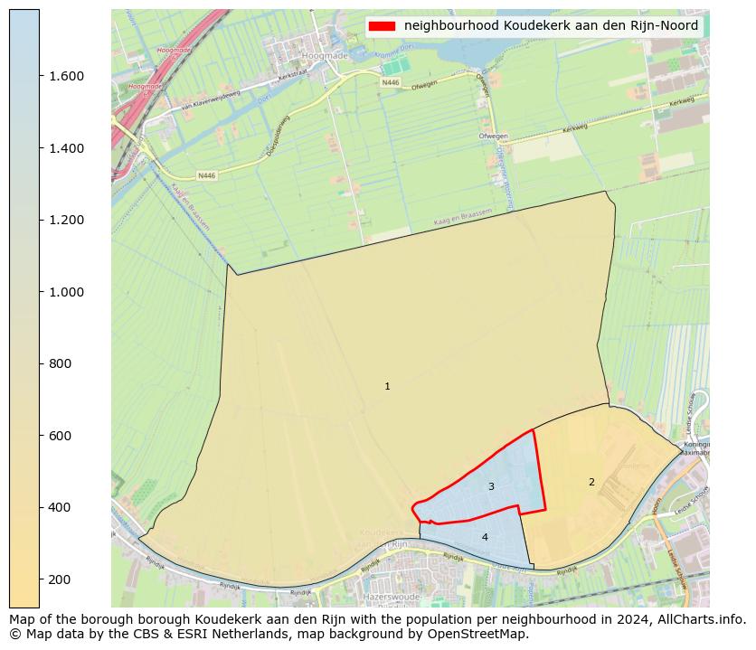 Image of the neighbourhood Koudekerk aan den Rijn-Noord at the map. This image is used as introduction to this page. This page shows a lot of information about the population in the neighbourhood Koudekerk aan den Rijn-Noord (such as the distribution by age groups of the residents, the composition of households, whether inhabitants are natives or Dutch with an immigration background, data about the houses (numbers, types, price development, use, type of property, ...) and more (car ownership, energy consumption, ...) based on open data from the Dutch Central Bureau of Statistics and various other sources!