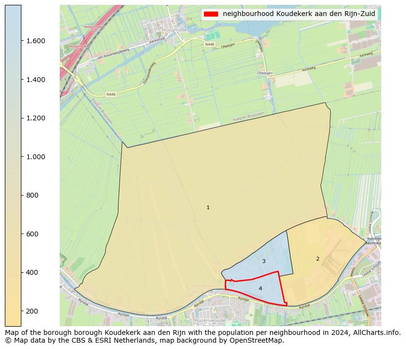 Image of the neighbourhood Koudekerk aan den Rijn-Zuid at the map. This image is used as introduction to this page. This page shows a lot of information about the population in the neighbourhood Koudekerk aan den Rijn-Zuid (such as the distribution by age groups of the residents, the composition of households, whether inhabitants are natives or Dutch with an immigration background, data about the houses (numbers, types, price development, use, type of property, ...) and more (car ownership, energy consumption, ...) based on open data from the Dutch Central Bureau of Statistics and various other sources!