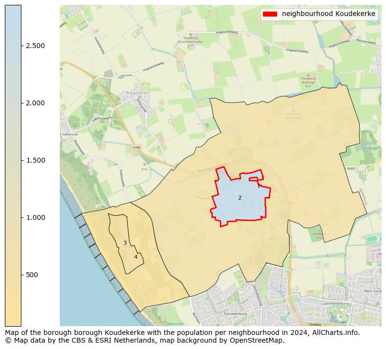 Image of the neighbourhood Koudekerke at the map. This image is used as introduction to this page. This page shows a lot of information about the population in the neighbourhood Koudekerke (such as the distribution by age groups of the residents, the composition of households, whether inhabitants are natives or Dutch with an immigration background, data about the houses (numbers, types, price development, use, type of property, ...) and more (car ownership, energy consumption, ...) based on open data from the Dutch Central Bureau of Statistics and various other sources!