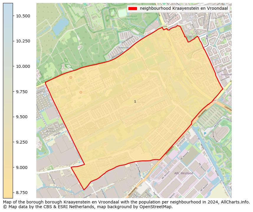 Image of the neighbourhood Kraayenstein en Vroondaal at the map. This image is used as introduction to this page. This page shows a lot of information about the population in the neighbourhood Kraayenstein en Vroondaal (such as the distribution by age groups of the residents, the composition of households, whether inhabitants are natives or Dutch with an immigration background, data about the houses (numbers, types, price development, use, type of property, ...) and more (car ownership, energy consumption, ...) based on open data from the Dutch Central Bureau of Statistics and various other sources!