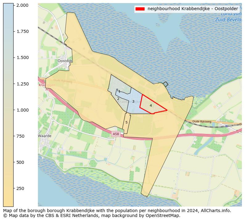 Image of the neighbourhood Krabbendijke - Oostpolder at the map. This image is used as introduction to this page. This page shows a lot of information about the population in the neighbourhood Krabbendijke - Oostpolder (such as the distribution by age groups of the residents, the composition of households, whether inhabitants are natives or Dutch with an immigration background, data about the houses (numbers, types, price development, use, type of property, ...) and more (car ownership, energy consumption, ...) based on open data from the Dutch Central Bureau of Statistics and various other sources!