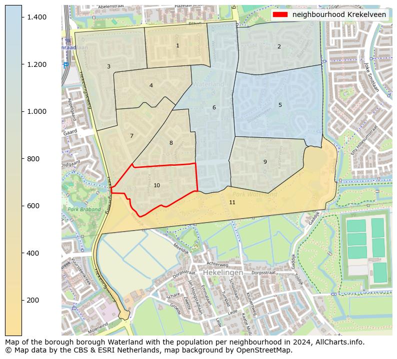 Image of the neighbourhood Krekelveen at the map. This image is used as introduction to this page. This page shows a lot of information about the population in the neighbourhood Krekelveen (such as the distribution by age groups of the residents, the composition of households, whether inhabitants are natives or Dutch with an immigration background, data about the houses (numbers, types, price development, use, type of property, ...) and more (car ownership, energy consumption, ...) based on open data from the Dutch Central Bureau of Statistics and various other sources!