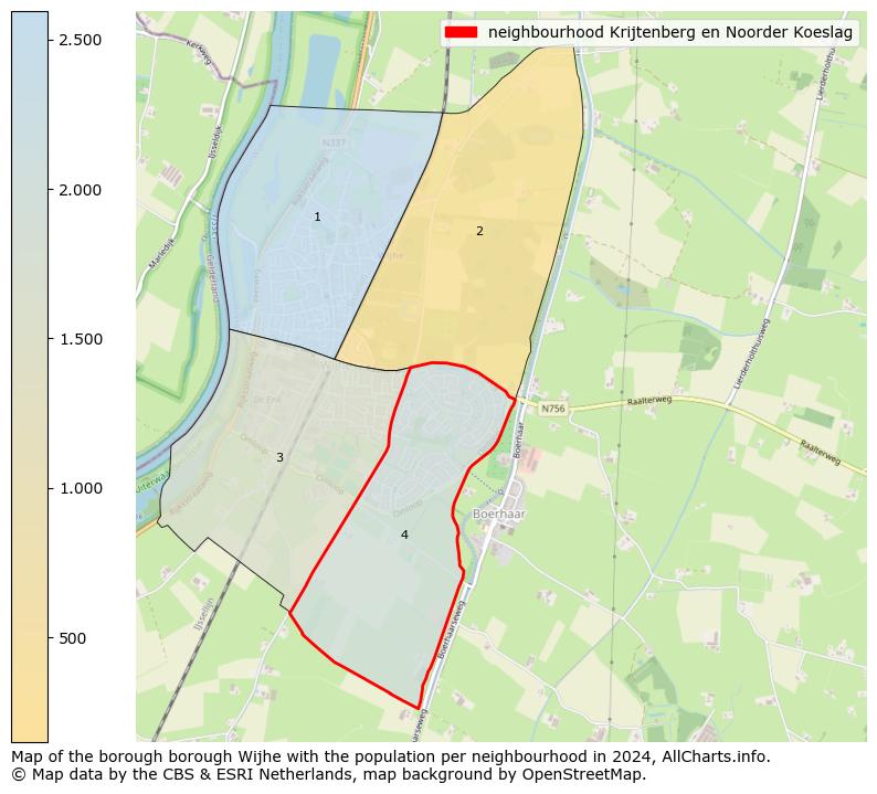 Image of the neighbourhood Krijtenberg en Noorder Koeslag at the map. This image is used as introduction to this page. This page shows a lot of information about the population in the neighbourhood Krijtenberg en Noorder Koeslag (such as the distribution by age groups of the residents, the composition of households, whether inhabitants are natives or Dutch with an immigration background, data about the houses (numbers, types, price development, use, type of property, ...) and more (car ownership, energy consumption, ...) based on open data from the Dutch Central Bureau of Statistics and various other sources!