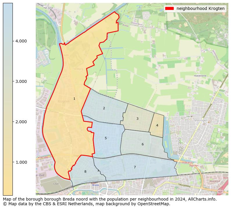 Image of the neighbourhood Krogten at the map. This image is used as introduction to this page. This page shows a lot of information about the population in the neighbourhood Krogten (such as the distribution by age groups of the residents, the composition of households, whether inhabitants are natives or Dutch with an immigration background, data about the houses (numbers, types, price development, use, type of property, ...) and more (car ownership, energy consumption, ...) based on open data from the Dutch Central Bureau of Statistics and various other sources!