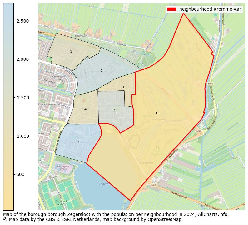 Image of the neighbourhood Kromme Aar at the map. This image is used as introduction to this page. This page shows a lot of information about the population in the neighbourhood Kromme Aar (such as the distribution by age groups of the residents, the composition of households, whether inhabitants are natives or Dutch with an immigration background, data about the houses (numbers, types, price development, use, type of property, ...) and more (car ownership, energy consumption, ...) based on open data from the Dutch Central Bureau of Statistics and various other sources!