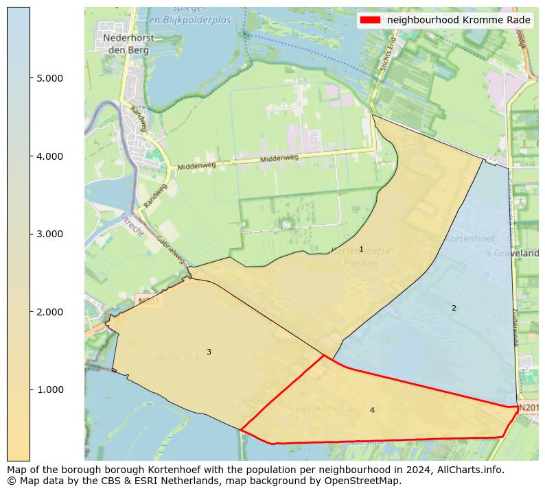 Image of the neighbourhood Kromme Rade at the map. This image is used as introduction to this page. This page shows a lot of information about the population in the neighbourhood Kromme Rade (such as the distribution by age groups of the residents, the composition of households, whether inhabitants are natives or Dutch with an immigration background, data about the houses (numbers, types, price development, use, type of property, ...) and more (car ownership, energy consumption, ...) based on open data from the Dutch Central Bureau of Statistics and various other sources!