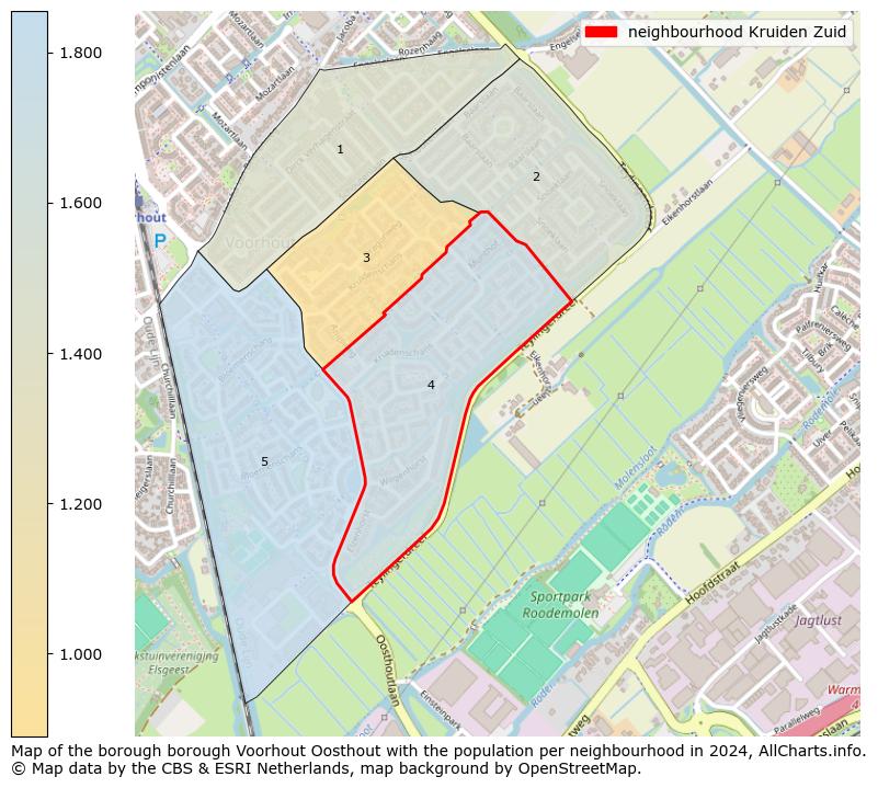 Image of the neighbourhood Kruiden Zuid at the map. This image is used as introduction to this page. This page shows a lot of information about the population in the neighbourhood Kruiden Zuid (such as the distribution by age groups of the residents, the composition of households, whether inhabitants are natives or Dutch with an immigration background, data about the houses (numbers, types, price development, use, type of property, ...) and more (car ownership, energy consumption, ...) based on open data from the Dutch Central Bureau of Statistics and various other sources!