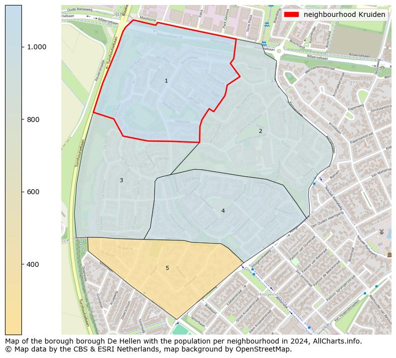 Image of the neighbourhood Kruiden at the map. This image is used as introduction to this page. This page shows a lot of information about the population in the neighbourhood Kruiden (such as the distribution by age groups of the residents, the composition of households, whether inhabitants are natives or Dutch with an immigration background, data about the houses (numbers, types, price development, use, type of property, ...) and more (car ownership, energy consumption, ...) based on open data from the Dutch Central Bureau of Statistics and various other sources!