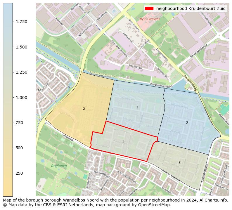 Image of the neighbourhood Kruidenbuurt Zuid at the map. This image is used as introduction to this page. This page shows a lot of information about the population in the neighbourhood Kruidenbuurt Zuid (such as the distribution by age groups of the residents, the composition of households, whether inhabitants are natives or Dutch with an immigration background, data about the houses (numbers, types, price development, use, type of property, ...) and more (car ownership, energy consumption, ...) based on open data from the Dutch Central Bureau of Statistics and various other sources!