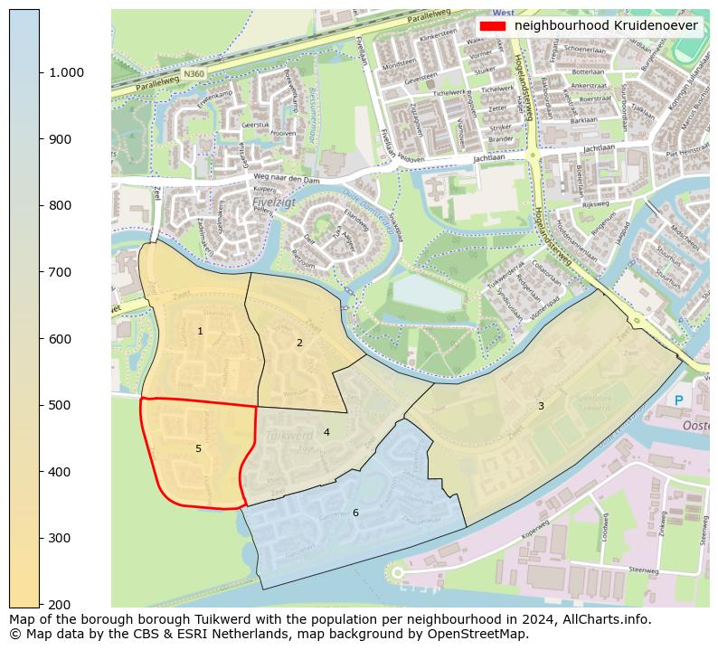 Image of the neighbourhood Kruidenoever at the map. This image is used as introduction to this page. This page shows a lot of information about the population in the neighbourhood Kruidenoever (such as the distribution by age groups of the residents, the composition of households, whether inhabitants are natives or Dutch with an immigration background, data about the houses (numbers, types, price development, use, type of property, ...) and more (car ownership, energy consumption, ...) based on open data from the Dutch Central Bureau of Statistics and various other sources!