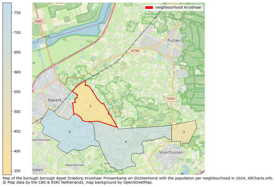 Image of the neighbourhood Kruishaar at the map. This image is used as introduction to this page. This page shows a lot of information about the population in the neighbourhood Kruishaar (such as the distribution by age groups of the residents, the composition of households, whether inhabitants are natives or Dutch with an immigration background, data about the houses (numbers, types, price development, use, type of property, ...) and more (car ownership, energy consumption, ...) based on open data from the Dutch Central Bureau of Statistics and various other sources!