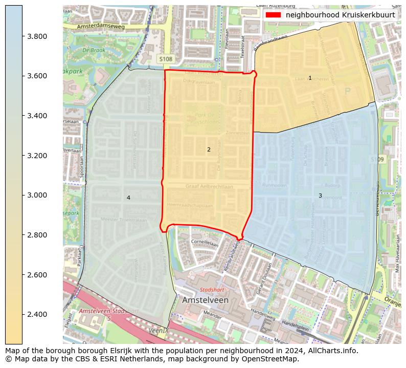 Image of the neighbourhood Kruiskerkbuurt at the map. This image is used as introduction to this page. This page shows a lot of information about the population in the neighbourhood Kruiskerkbuurt (such as the distribution by age groups of the residents, the composition of households, whether inhabitants are natives or Dutch with an immigration background, data about the houses (numbers, types, price development, use, type of property, ...) and more (car ownership, energy consumption, ...) based on open data from the Dutch Central Bureau of Statistics and various other sources!