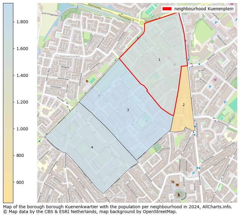 Image of the neighbourhood Kuenenplein at the map. This image is used as introduction to this page. This page shows a lot of information about the population in the neighbourhood Kuenenplein (such as the distribution by age groups of the residents, the composition of households, whether inhabitants are natives or Dutch with an immigration background, data about the houses (numbers, types, price development, use, type of property, ...) and more (car ownership, energy consumption, ...) based on open data from the Dutch Central Bureau of Statistics and various other sources!