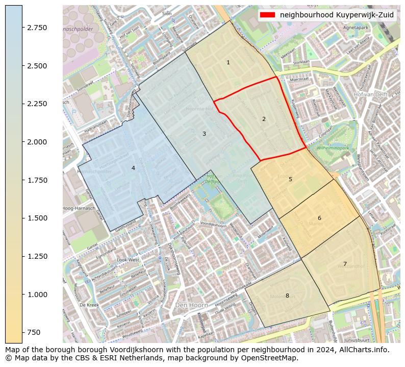 Image of the neighbourhood Kuyperwijk-Zuid at the map. This image is used as introduction to this page. This page shows a lot of information about the population in the neighbourhood Kuyperwijk-Zuid (such as the distribution by age groups of the residents, the composition of households, whether inhabitants are natives or Dutch with an immigration background, data about the houses (numbers, types, price development, use, type of property, ...) and more (car ownership, energy consumption, ...) based on open data from the Dutch Central Bureau of Statistics and various other sources!