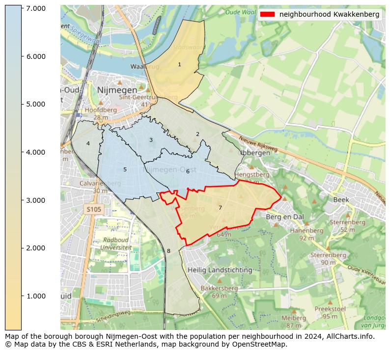 Image of the neighbourhood Kwakkenberg at the map. This image is used as introduction to this page. This page shows a lot of information about the population in the neighbourhood Kwakkenberg (such as the distribution by age groups of the residents, the composition of households, whether inhabitants are natives or Dutch with an immigration background, data about the houses (numbers, types, price development, use, type of property, ...) and more (car ownership, energy consumption, ...) based on open data from the Dutch Central Bureau of Statistics and various other sources!