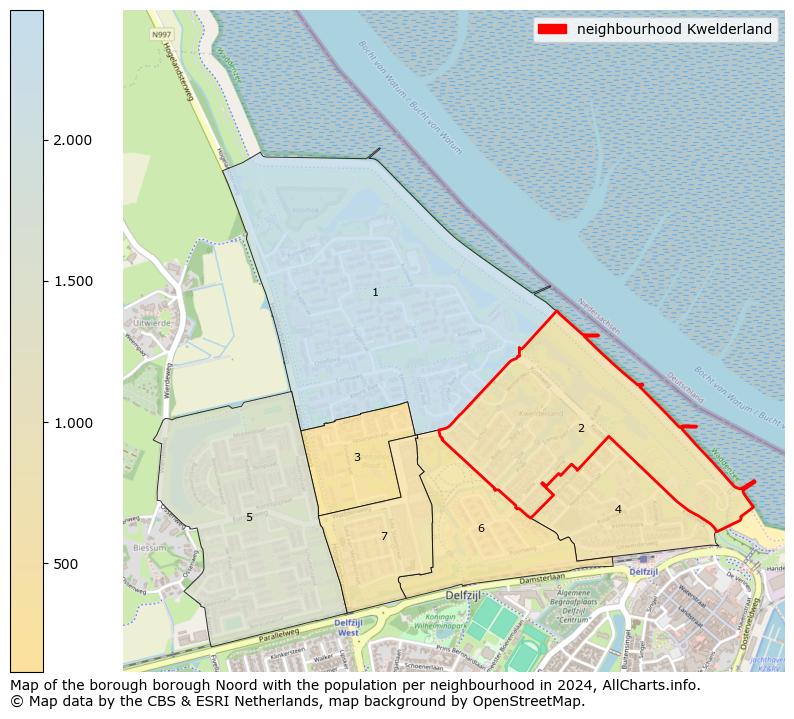 Image of the neighbourhood Kwelderland at the map. This image is used as introduction to this page. This page shows a lot of information about the population in the neighbourhood Kwelderland (such as the distribution by age groups of the residents, the composition of households, whether inhabitants are natives or Dutch with an immigration background, data about the houses (numbers, types, price development, use, type of property, ...) and more (car ownership, energy consumption, ...) based on open data from the Dutch Central Bureau of Statistics and various other sources!