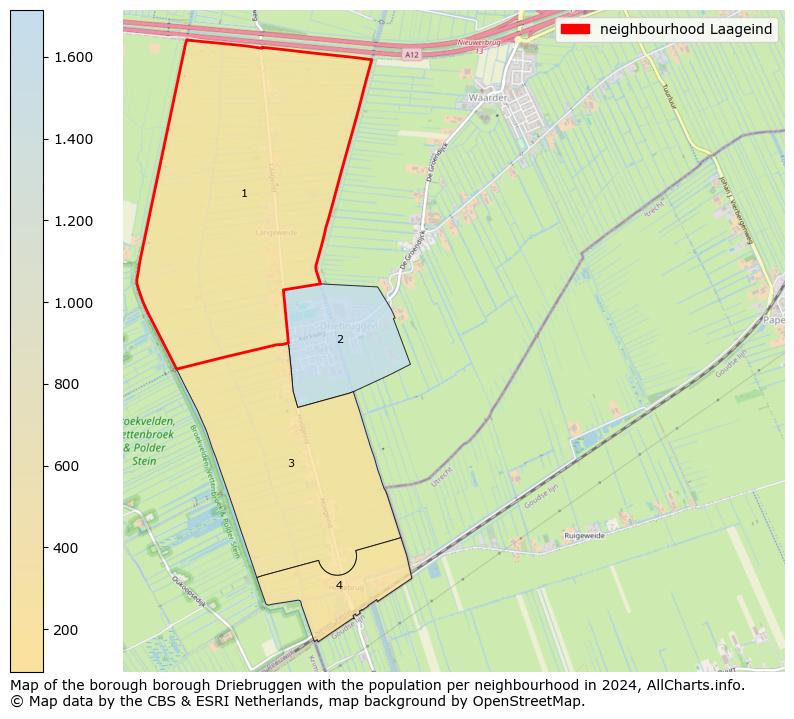 Image of the neighbourhood Laageind at the map. This image is used as introduction to this page. This page shows a lot of information about the population in the neighbourhood Laageind (such as the distribution by age groups of the residents, the composition of households, whether inhabitants are natives or Dutch with an immigration background, data about the houses (numbers, types, price development, use, type of property, ...) and more (car ownership, energy consumption, ...) based on open data from the Dutch Central Bureau of Statistics and various other sources!