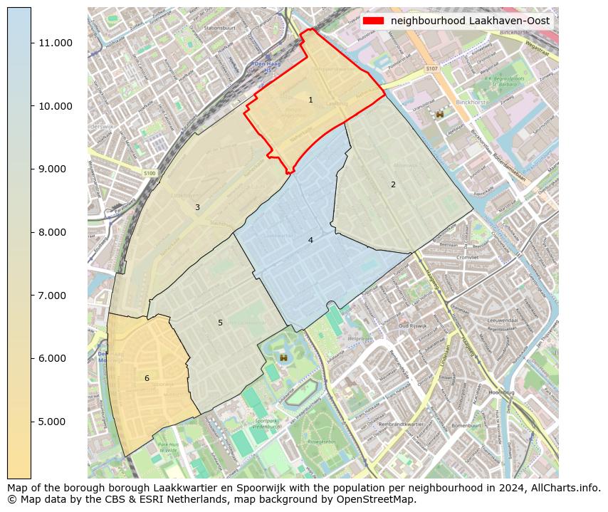 Image of the neighbourhood Laakhaven-Oost at the map. This image is used as introduction to this page. This page shows a lot of information about the population in the neighbourhood Laakhaven-Oost (such as the distribution by age groups of the residents, the composition of households, whether inhabitants are natives or Dutch with an immigration background, data about the houses (numbers, types, price development, use, type of property, ...) and more (car ownership, energy consumption, ...) based on open data from the Dutch Central Bureau of Statistics and various other sources!