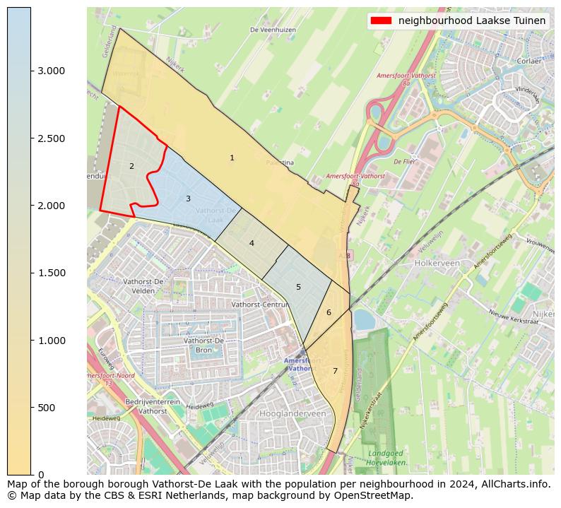 Image of the neighbourhood Laakse Tuinen at the map. This image is used as introduction to this page. This page shows a lot of information about the population in the neighbourhood Laakse Tuinen (such as the distribution by age groups of the residents, the composition of households, whether inhabitants are natives or Dutch with an immigration background, data about the houses (numbers, types, price development, use, type of property, ...) and more (car ownership, energy consumption, ...) based on open data from the Dutch Central Bureau of Statistics and various other sources!