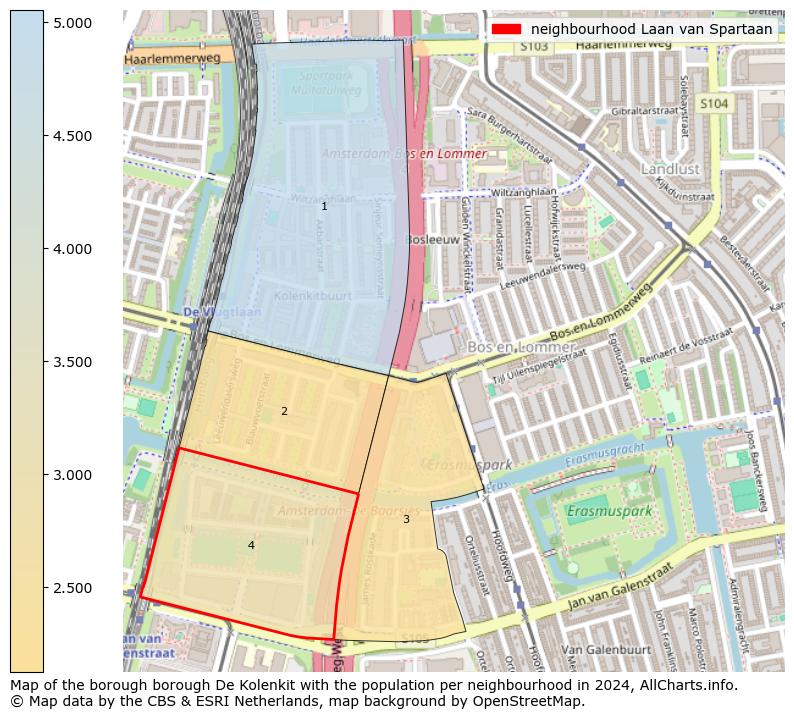 Image of the neighbourhood Laan van Spartaan at the map. This image is used as introduction to this page. This page shows a lot of information about the population in the neighbourhood Laan van Spartaan (such as the distribution by age groups of the residents, the composition of households, whether inhabitants are natives or Dutch with an immigration background, data about the houses (numbers, types, price development, use, type of property, ...) and more (car ownership, energy consumption, ...) based on open data from the Dutch Central Bureau of Statistics and various other sources!