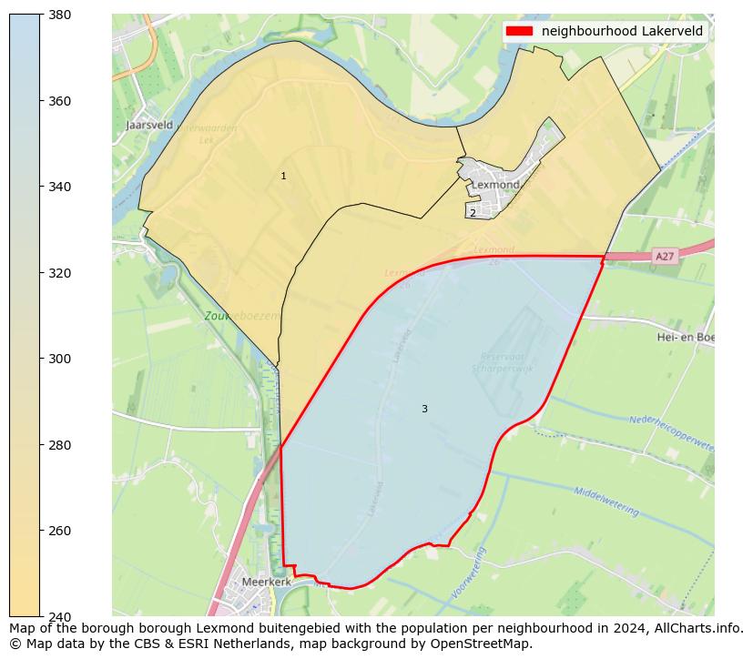 Image of the neighbourhood Lakerveld at the map. This image is used as introduction to this page. This page shows a lot of information about the population in the neighbourhood Lakerveld (such as the distribution by age groups of the residents, the composition of households, whether inhabitants are natives or Dutch with an immigration background, data about the houses (numbers, types, price development, use, type of property, ...) and more (car ownership, energy consumption, ...) based on open data from the Dutch Central Bureau of Statistics and various other sources!