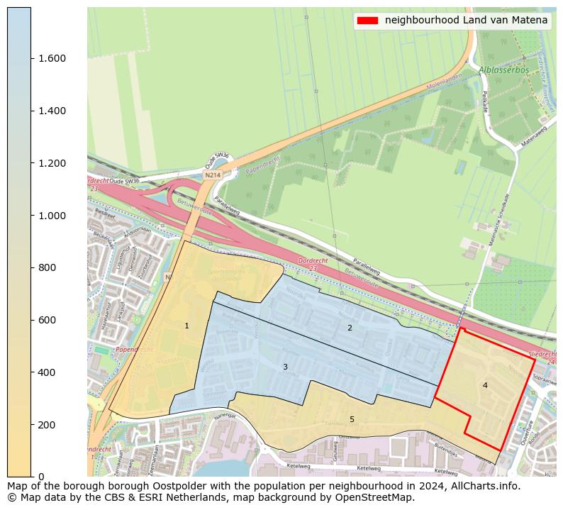 Image of the neighbourhood Land van Matena at the map. This image is used as introduction to this page. This page shows a lot of information about the population in the neighbourhood Land van Matena (such as the distribution by age groups of the residents, the composition of households, whether inhabitants are natives or Dutch with an immigration background, data about the houses (numbers, types, price development, use, type of property, ...) and more (car ownership, energy consumption, ...) based on open data from the Dutch Central Bureau of Statistics and various other sources!