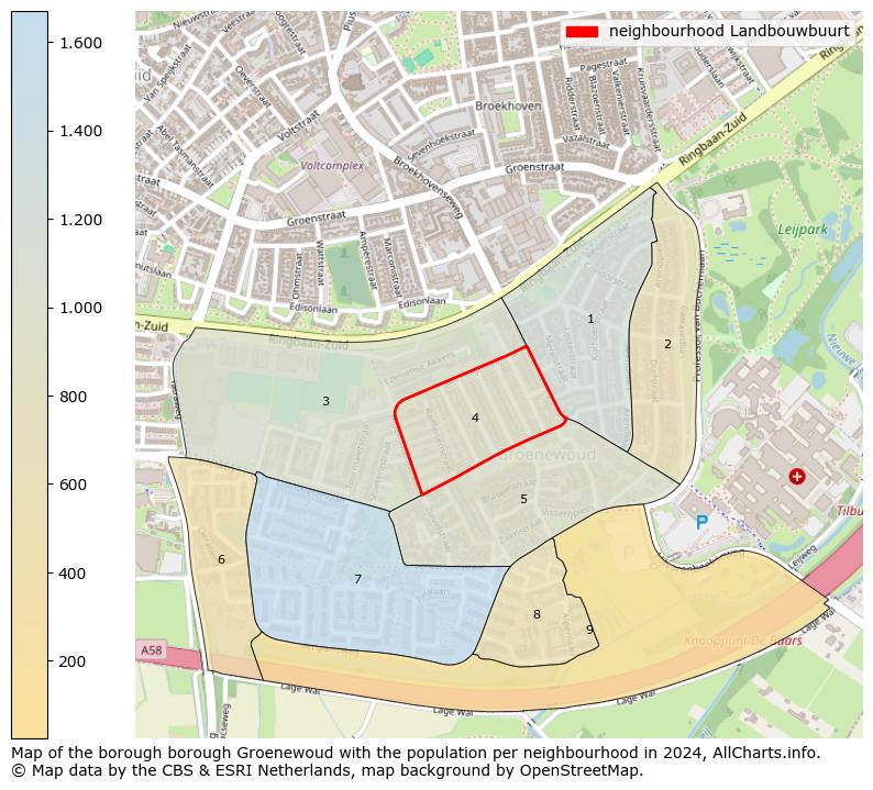 Image of the neighbourhood Landbouwbuurt at the map. This image is used as introduction to this page. This page shows a lot of information about the population in the neighbourhood Landbouwbuurt (such as the distribution by age groups of the residents, the composition of households, whether inhabitants are natives or Dutch with an immigration background, data about the houses (numbers, types, price development, use, type of property, ...) and more (car ownership, energy consumption, ...) based on open data from the Dutch Central Bureau of Statistics and various other sources!