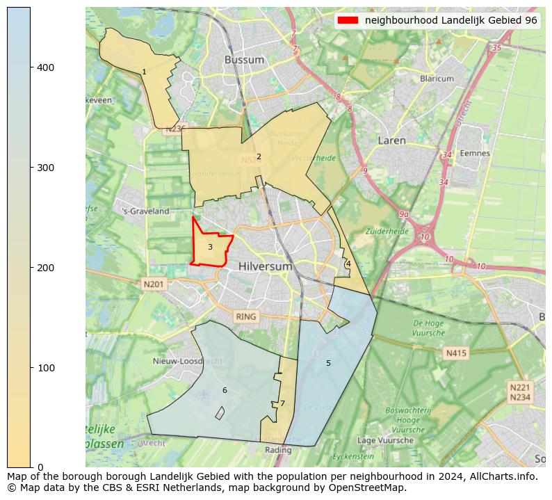 Image of the neighbourhood Landelijk Gebied 96 at the map. This image is used as introduction to this page. This page shows a lot of information about the population in the neighbourhood Landelijk Gebied 96 (such as the distribution by age groups of the residents, the composition of households, whether inhabitants are natives or Dutch with an immigration background, data about the houses (numbers, types, price development, use, type of property, ...) and more (car ownership, energy consumption, ...) based on open data from the Dutch Central Bureau of Statistics and various other sources!