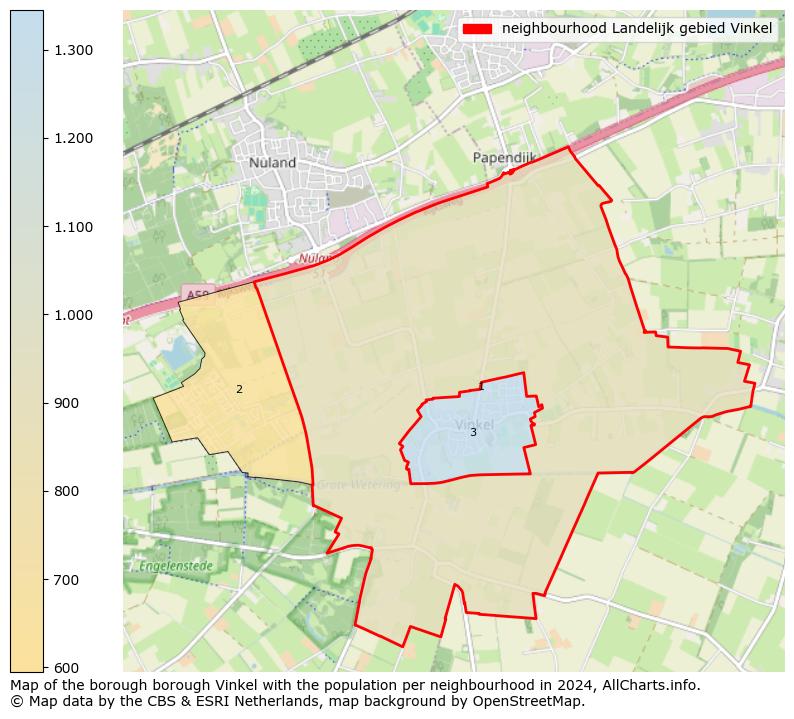 Image of the neighbourhood Landelijk gebied Vinkel at the map. This image is used as introduction to this page. This page shows a lot of information about the population in the neighbourhood Landelijk gebied Vinkel (such as the distribution by age groups of the residents, the composition of households, whether inhabitants are natives or Dutch with an immigration background, data about the houses (numbers, types, price development, use, type of property, ...) and more (car ownership, energy consumption, ...) based on open data from the Dutch Central Bureau of Statistics and various other sources!