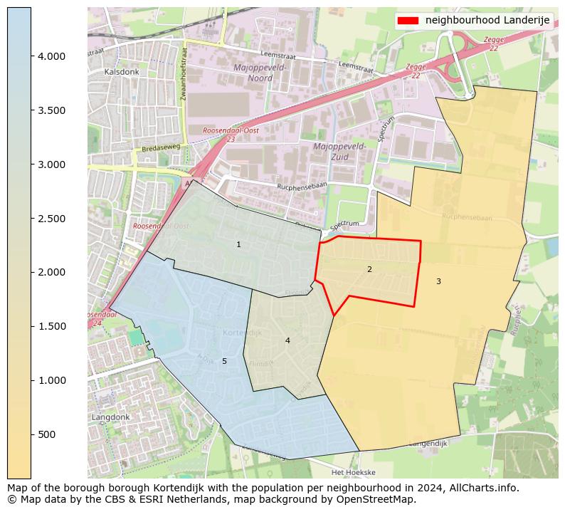 Image of the neighbourhood Landerije at the map. This image is used as introduction to this page. This page shows a lot of information about the population in the neighbourhood Landerije (such as the distribution by age groups of the residents, the composition of households, whether inhabitants are natives or Dutch with an immigration background, data about the houses (numbers, types, price development, use, type of property, ...) and more (car ownership, energy consumption, ...) based on open data from the Dutch Central Bureau of Statistics and various other sources!