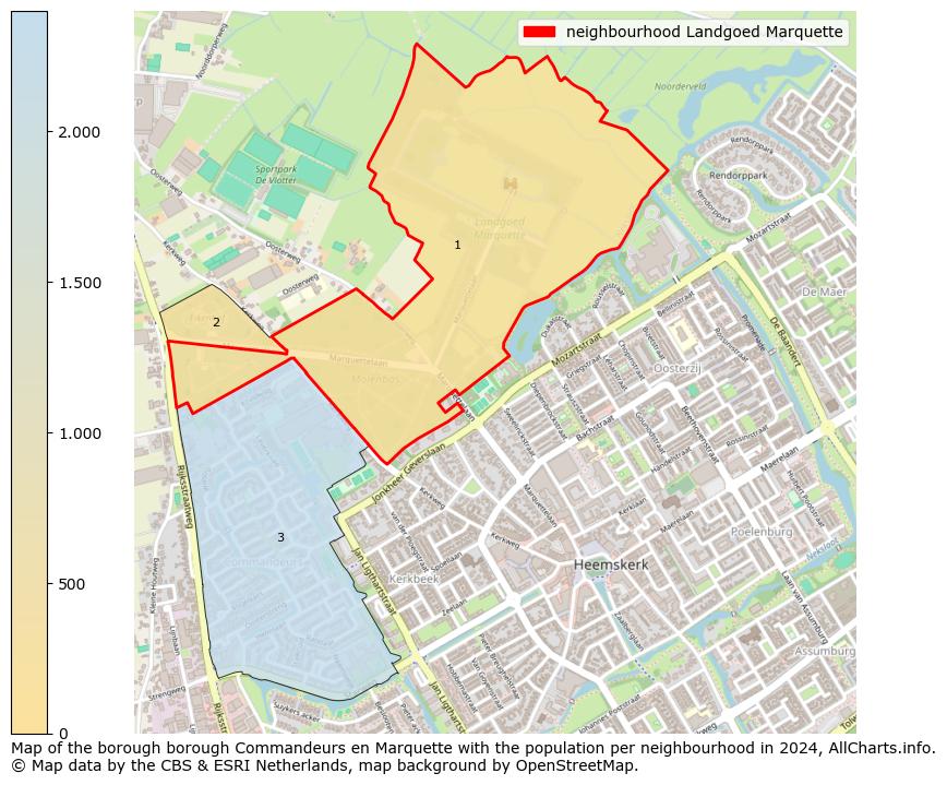 Image of the neighbourhood Landgoed Marquette at the map. This image is used as introduction to this page. This page shows a lot of information about the population in the neighbourhood Landgoed Marquette (such as the distribution by age groups of the residents, the composition of households, whether inhabitants are natives or Dutch with an immigration background, data about the houses (numbers, types, price development, use, type of property, ...) and more (car ownership, energy consumption, ...) based on open data from the Dutch Central Bureau of Statistics and various other sources!