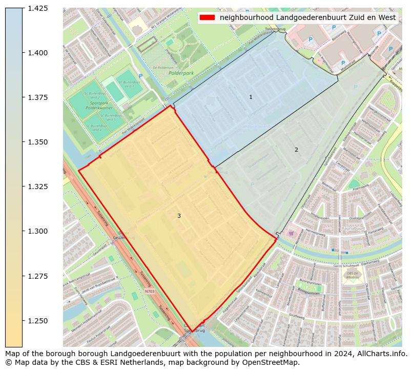 Image of the neighbourhood Landgoederenbuurt Zuid en West at the map. This image is used as introduction to this page. This page shows a lot of information about the population in the neighbourhood Landgoederenbuurt Zuid en West (such as the distribution by age groups of the residents, the composition of households, whether inhabitants are natives or Dutch with an immigration background, data about the houses (numbers, types, price development, use, type of property, ...) and more (car ownership, energy consumption, ...) based on open data from the Dutch Central Bureau of Statistics and various other sources!