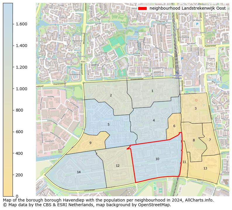 Image of the neighbourhood Landstrekenwijk Oost at the map. This image is used as introduction to this page. This page shows a lot of information about the population in the neighbourhood Landstrekenwijk Oost (such as the distribution by age groups of the residents, the composition of households, whether inhabitants are natives or Dutch with an immigration background, data about the houses (numbers, types, price development, use, type of property, ...) and more (car ownership, energy consumption, ...) based on open data from the Dutch Central Bureau of Statistics and various other sources!