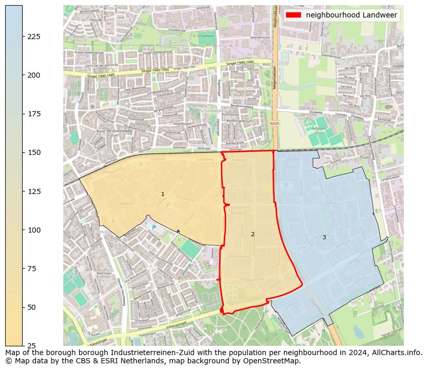 Image of the neighbourhood Landweer at the map. This image is used as introduction to this page. This page shows a lot of information about the population in the neighbourhood Landweer (such as the distribution by age groups of the residents, the composition of households, whether inhabitants are natives or Dutch with an immigration background, data about the houses (numbers, types, price development, use, type of property, ...) and more (car ownership, energy consumption, ...) based on open data from the Dutch Central Bureau of Statistics and various other sources!