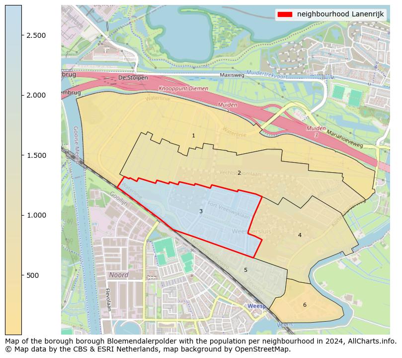 Image of the neighbourhood Lanenrijk at the map. This image is used as introduction to this page. This page shows a lot of information about the population in the neighbourhood Lanenrijk (such as the distribution by age groups of the residents, the composition of households, whether inhabitants are natives or Dutch with an immigration background, data about the houses (numbers, types, price development, use, type of property, ...) and more (car ownership, energy consumption, ...) based on open data from the Dutch Central Bureau of Statistics and various other sources!